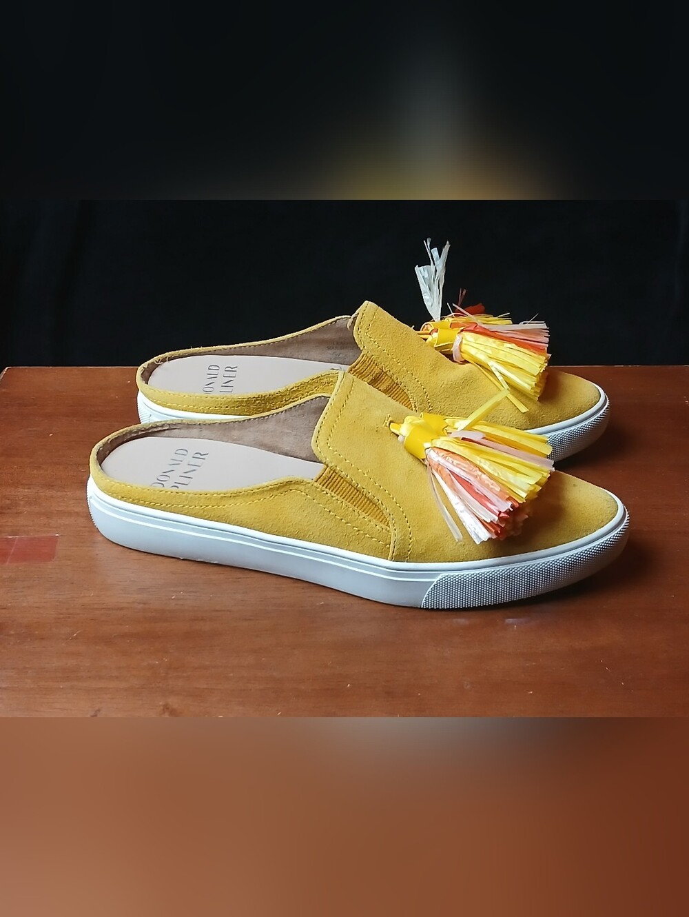 Donald J. Pliner Kids Yellow Tassel Slip-On Shoes - Picture 3 of 15